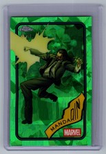 2025 Marvel Topps Chrome Sapphire #41 Mandarin Green Refractor 13/99