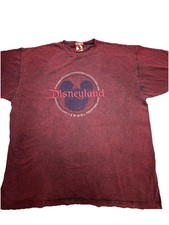Vintage 90s Disneyland Mickey Inc USA T Shirt 1996 Fade Graphic L XL