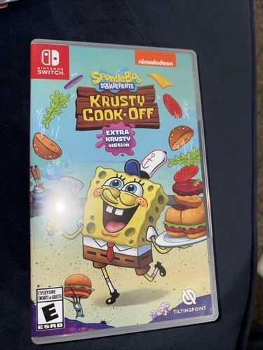 Nintendo Switch Spongebob Krusty Cook Off Extra Krusty Edition GAME NEW