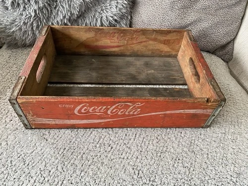“Vintage Coca Cola Red Carry Crate
