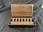Brass Tabletop Cigarette Case by Park Sherman Hinged Articulating