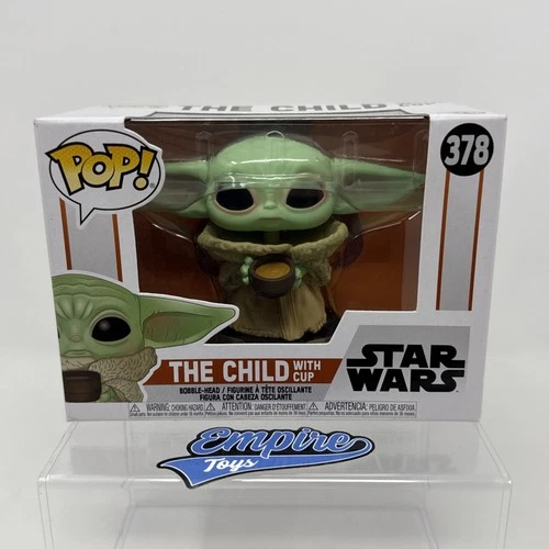 The Child with Cup #378 Star Wars The Mandalorian Funko Pop! Free Shipping