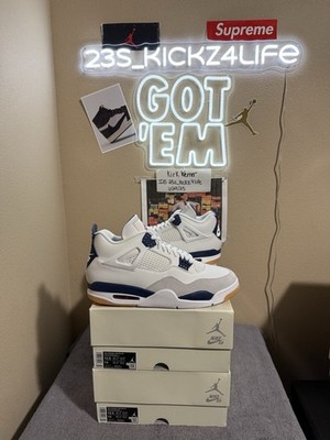 Brand New Air Jordan SB Navy 4 s Size 12.5 With Original Box.