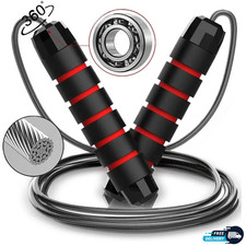 Jump Rope Gym Aerobic Exercise Boxing Skipping Adjustable Bearing Speed Fitness