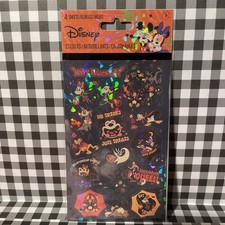 Disney Mickey Mouse Halloween 4 Stickers Sheets Glossy Holographic Sandylion