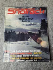 Vintage October 1977 SnoTrack Snowmobile Magazine Vol. 7 No. 1 