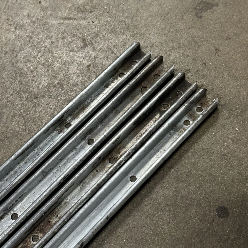 (4) Juego de rieles de asiento Porsche 356 B C 912 912 rieles inferiores vías originales Foto 2 de 4