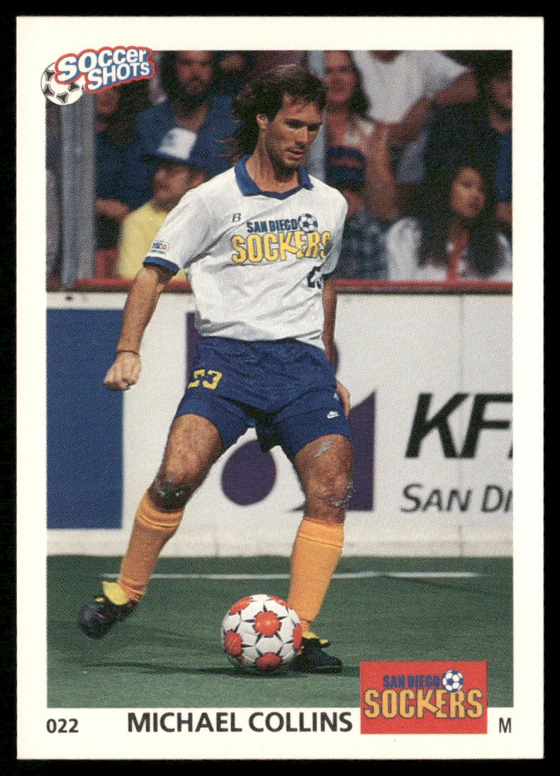 Michael Collins 1991 Soccer Shots MSL #022 San Diego Sockers