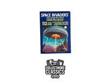 Vintage Atari 2600 SPACE INVADERS Rare Blue Box COMPLETE 1978