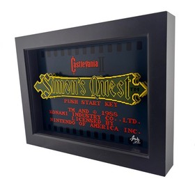 Castlevania 2 Simon's Quest NES Game 3D Pop Art Print Video Game Decor 8 Bit