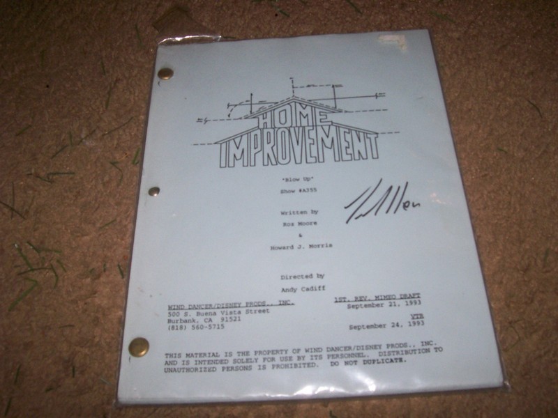 VINTAGE HOME IMPROVEMENT SCRIPT
