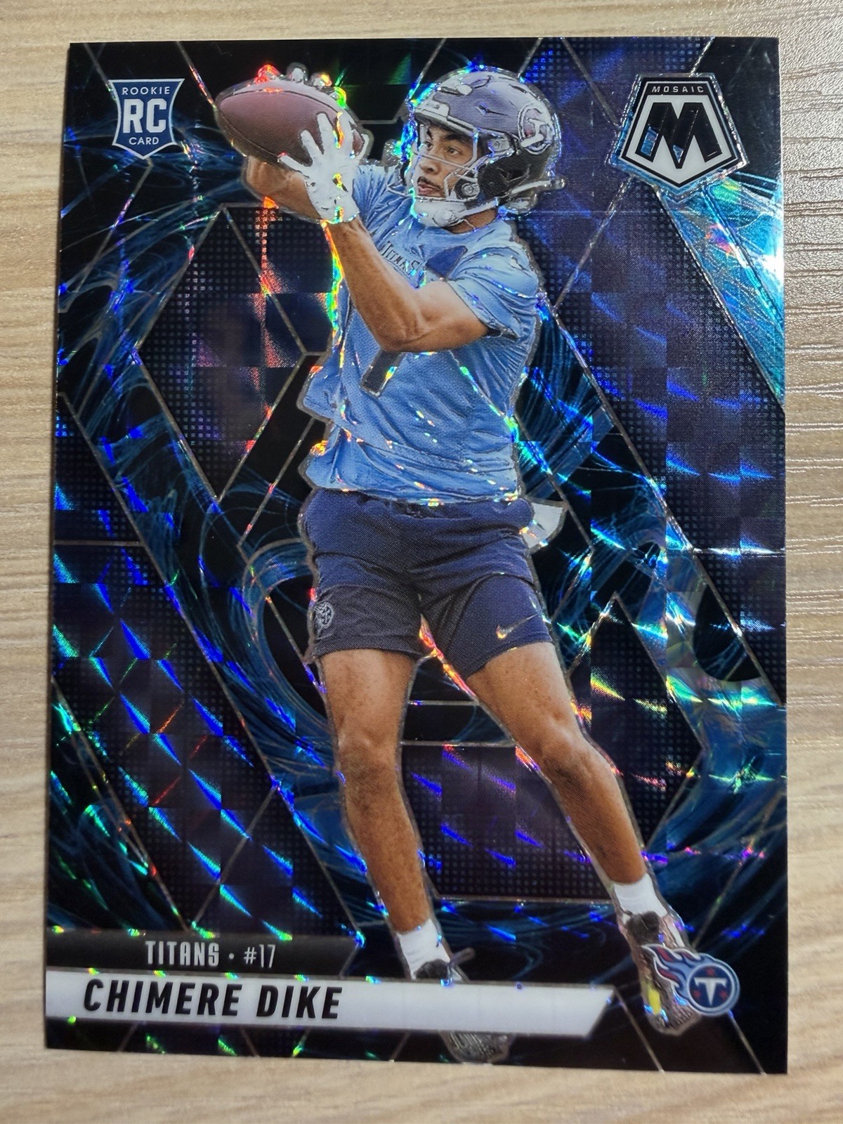 2025 Panini Mosaic - Chimere Dike - GENESIS PRIZM RC #356 Case Hit Rookie SP