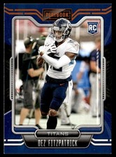 2021 Panini Playbook Dez Fitzpatrick Rookie Tennessee Titans #130