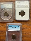 Indian Head Penny Collection Complete Full Set with Graded 1877 & 1908S & 1909S