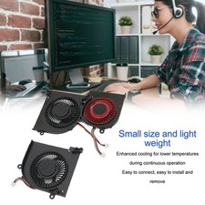 CPU GPU Cooling Fan 4 Pin Good Heat Dissipation Laptop Cooling Fan for MSI Gs65