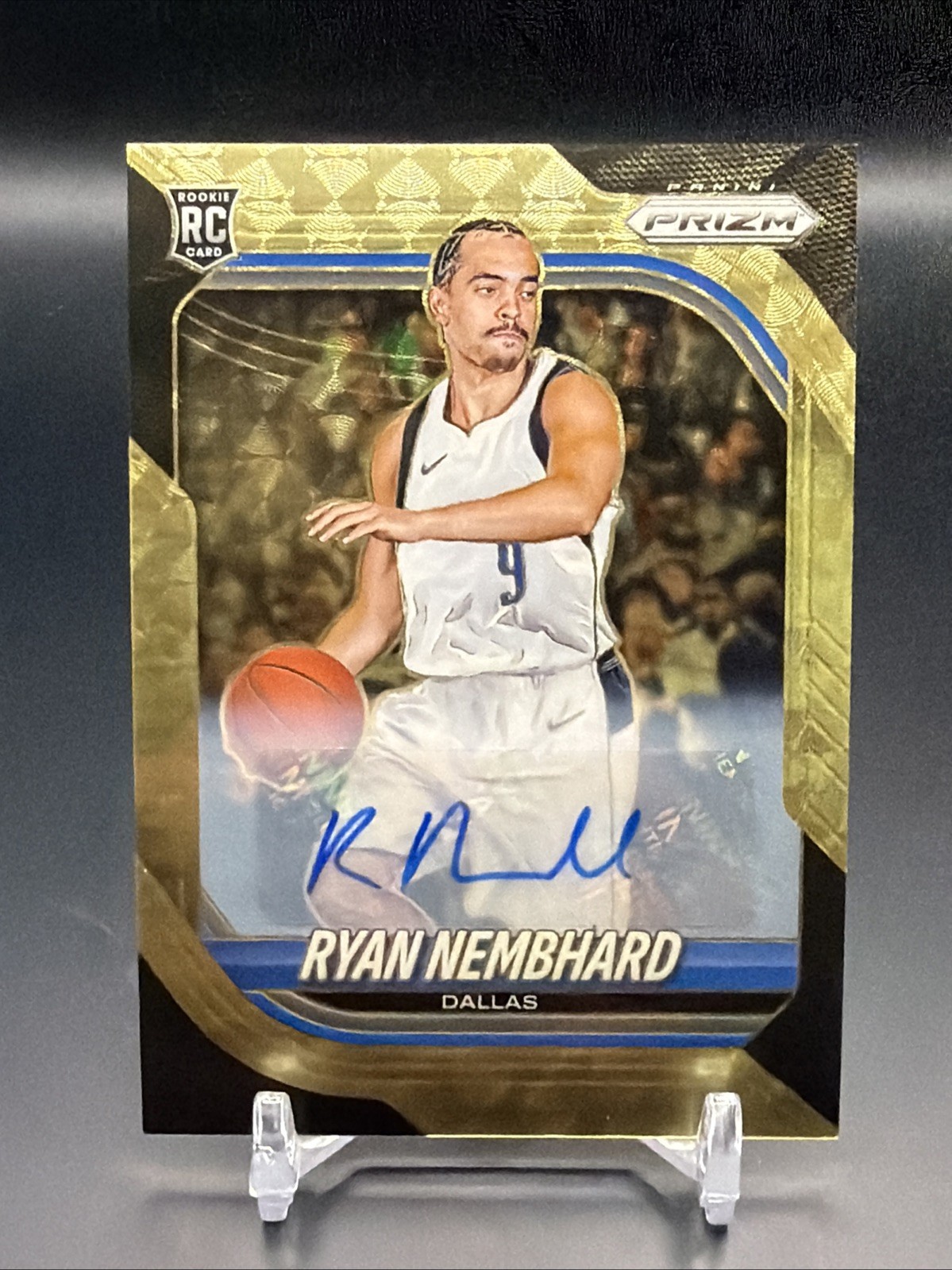 2025-2026 Prizm Basketball Ryan Nembhard Gold Vinyl Auto /5 RC FOTL