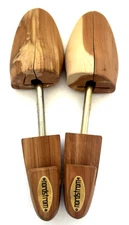 VTG Nordstrom Mens Cedar Wood Shoe Tree Stretchers Shaper Form USA Made X Large