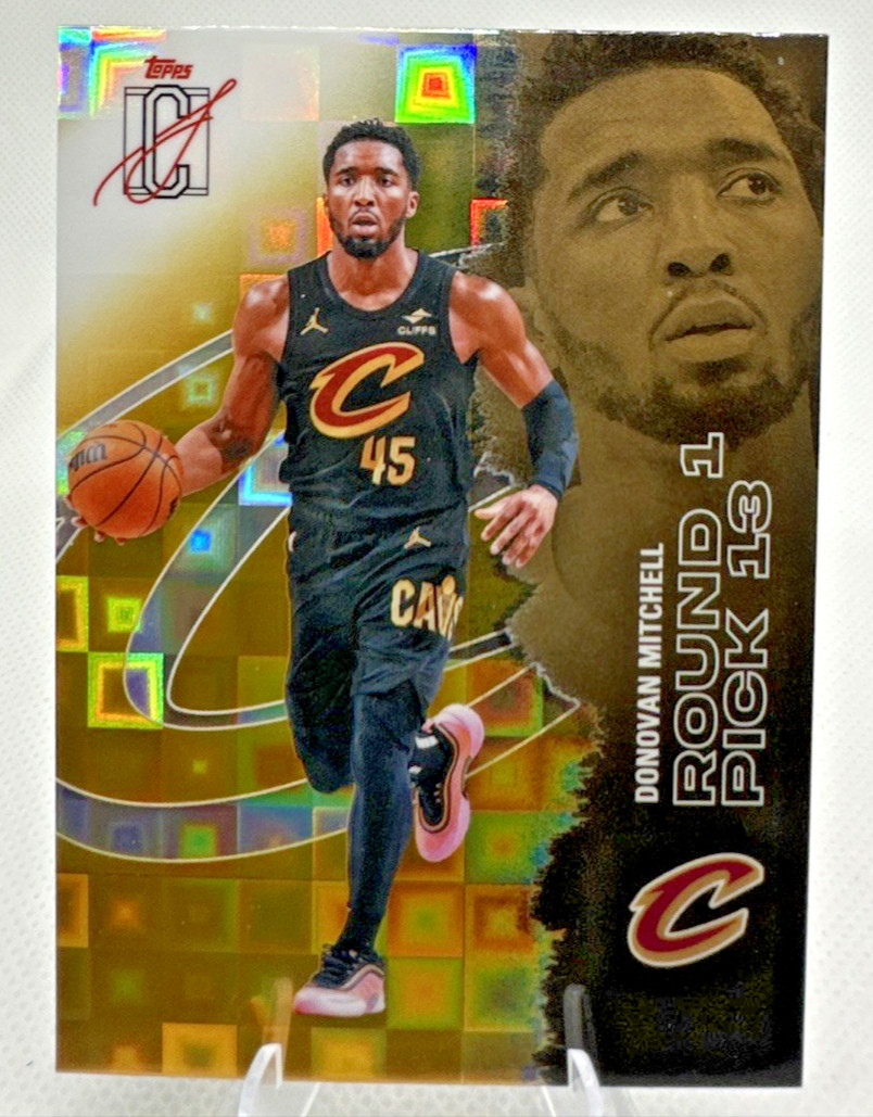 Donovan Mitchell  2025-26 Topps Signature Class Chrome YELLOW PANDORA #73 Cavs