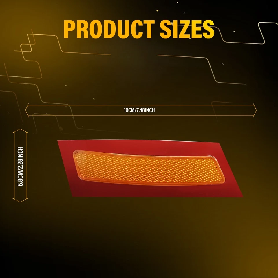 Reflectores de parachoques delantero ámbar izquierdo derecho para vehículo BMW E70 X5 2007-2010 2-20X Foto 4 de 4