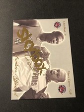 2003-04 Skybox Autographics Rookies Affirmed Chris Bosh Vince Carter #2RE RC HOF