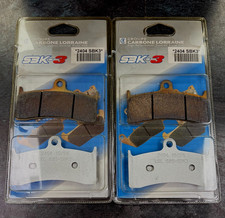 CARBONE LORRAINE SBK3 FR BRAKE PADS 2 SETS FA249 BEHRINGER 6 POT TRACK + STREET