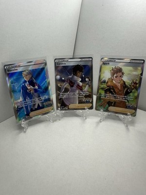 Pokemon Go Trainer Card Set Spark Blanche Candela SWSH226 227 228 Promos