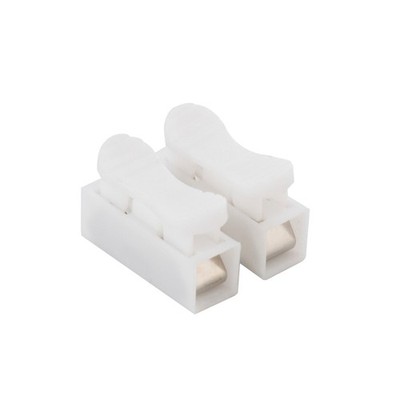 2-fach Push Schnell Kabel Stecker Klemme für 220V Verkabelung, 2A, 100 Stück