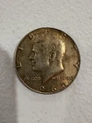 Vintage 1966 50 Cent Kennedy Half Dollar 40% Silver Coin U.S.A.
