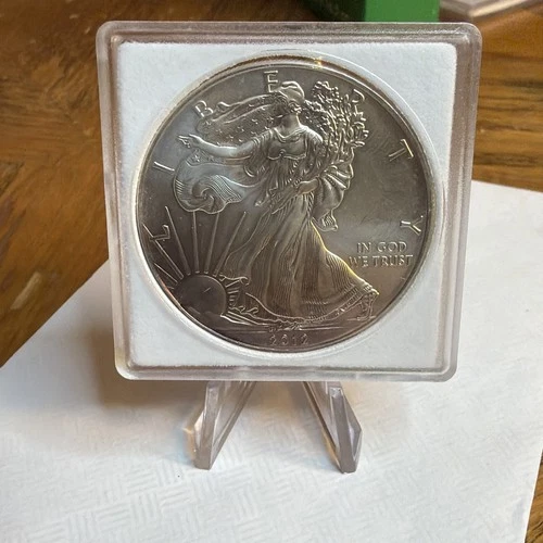 2012 AMERICAN SILVER EAGLE DOLLAR COIN 1 OZ. 999 PURE FINE SILVER