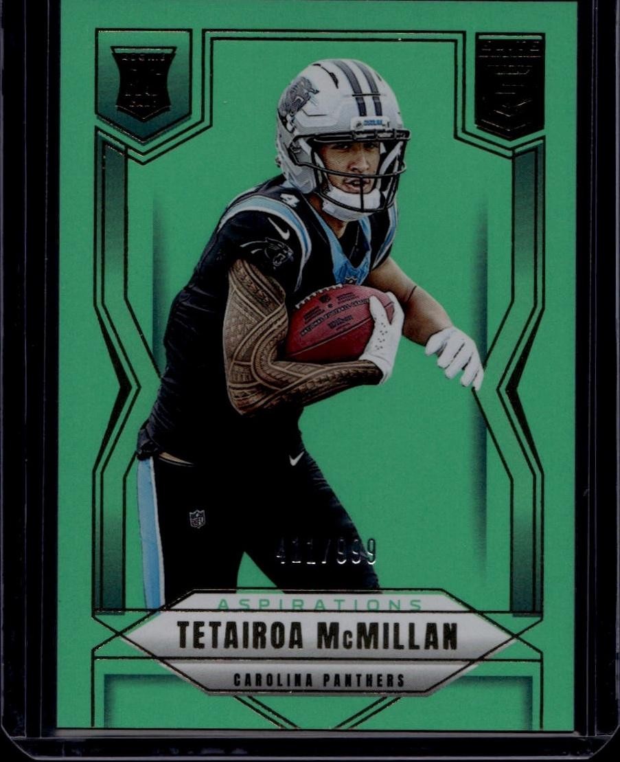 2025 Donruss Elite #128 Tetairoa McMillan Aspirations Lime Green #/999