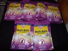 6 packs Zero Moth Balls 10 Pack – Wardrobe & Storage Moth Killer, Up to 3-Months