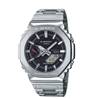 Casio G-Shock 2100 Series Black Dial Stainless Steel Watch GMB2100SD-1C