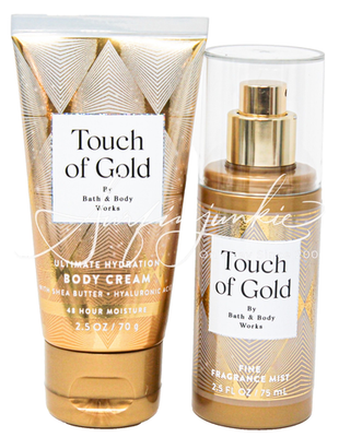 Bath & Body Works Touch of Gold Mini Travel Fragrance Mist Spray