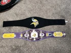 NFL Minnesota Vikings Adrian Peterson  Autographed WWE Title Belt ALL DAY BAS!!