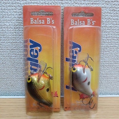 Rare Bagley Balsa BB1 Crank 2pcs Collectible Vintage Unused