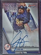 2019 Bowman's Best of 2019 Autographs Luis Gil Auto New York Yankees #B19-LG