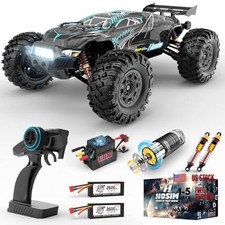 1/10 Off Road RC Cars Fast 68KM/H, Electric RTR Brushless RC Car Upgraded Gray
