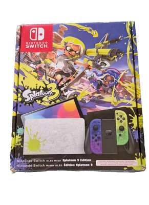 nintendo switch oled splatoon 3 edition plus case und Controller mit zwei Spiele