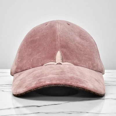 LOUIS VUITTON Baseball LV Touch Cap Mütze M7790L Rosa Größe L Damen Authentic