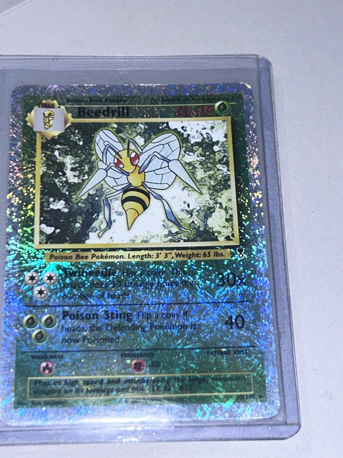 * VERY CLEAN* Beedrill 20/110 Legendary Collection Reverse Holo Ultra Rare