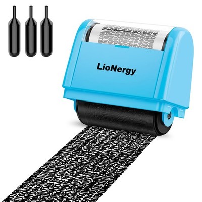 LioNergy Identity Protection Roller Stamp Roller Identity Theft Prevention Se...