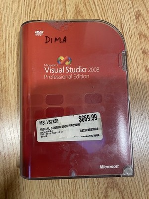 Microsoft Visual Studio 2008 Professional Edition/SQL Server 2005 Developer Edit