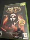 Star Wars: Knights of the Old Republic II - The Sith Lords (Xbox, 2004)