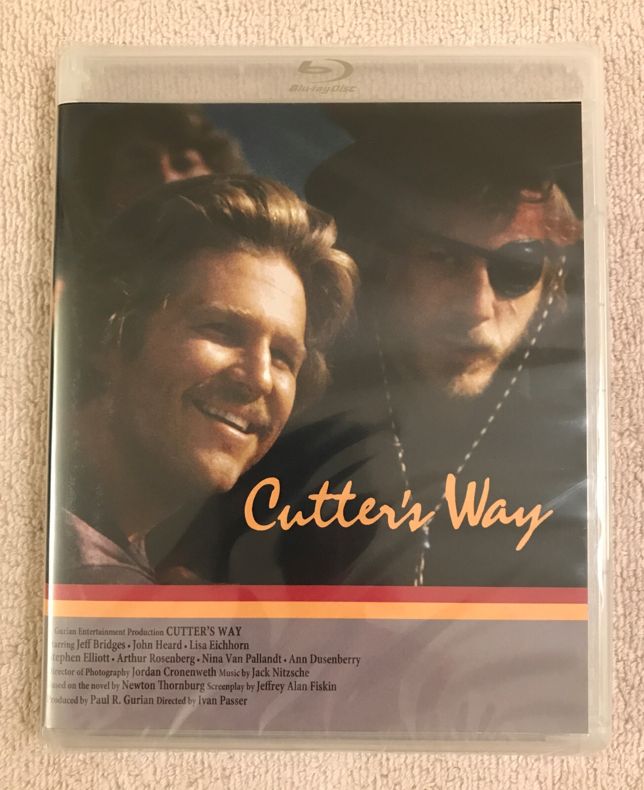 Cutter's Way Bluray w/ OOP Slipcover Vinegar Syndrome Fun City