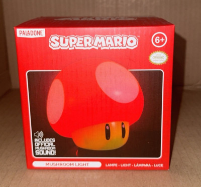 Paladone Icons Super Mario Super Mushroom Light Nintendo Night Light NEW