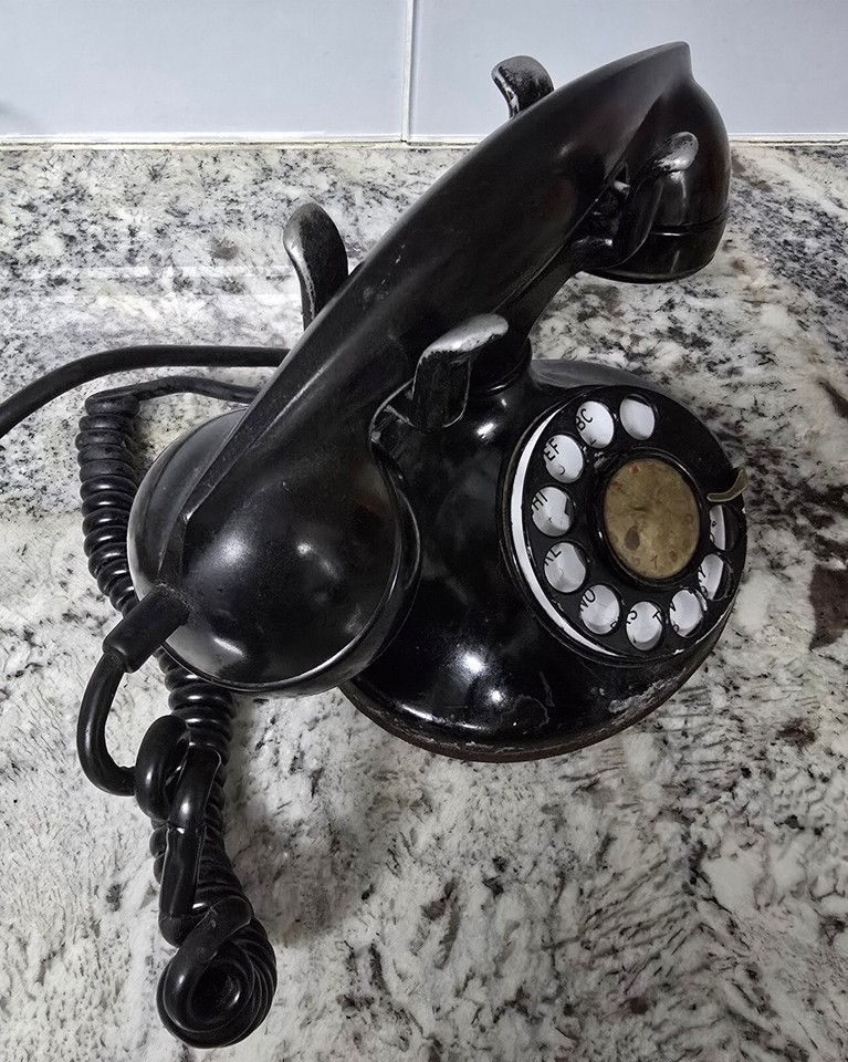 Old Rodeo Phone Vintage Western Electric Oval Rotary Phone ︎ Model 202 D1/F1 + 634-A ...