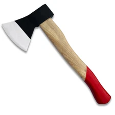 13.5" Camping Axe Wood Handle With Carbon Steel Head