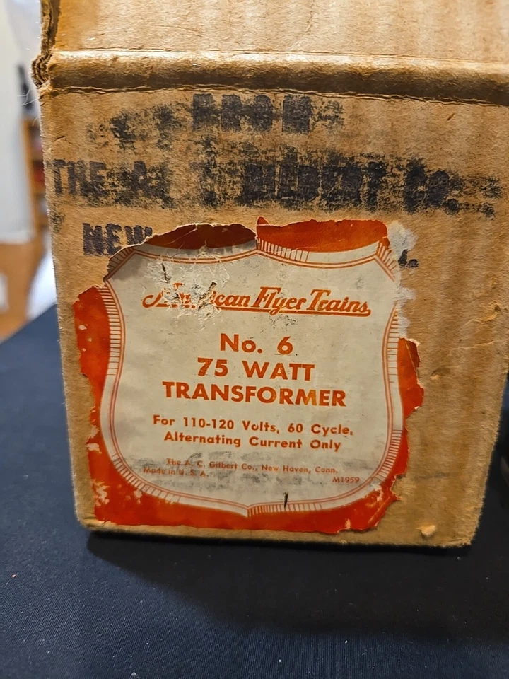 American Flyer No. 6 Transformer 75 Watts - With Original Box - Needs rewiring - Image 2 of 4