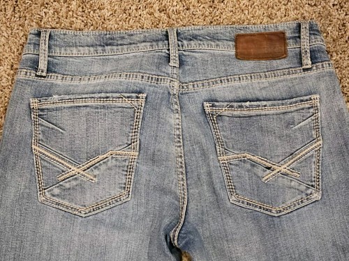 BKE Buckle Mens Jake Straight Leg Denim Jeans Size 34 Long Style #ABC16174 EUC - Picture 8 of 10