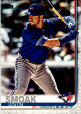 Justin Smoak 2019 Topps Series 2 Baseball MLB Base Card #680 Toronto Blue Jays